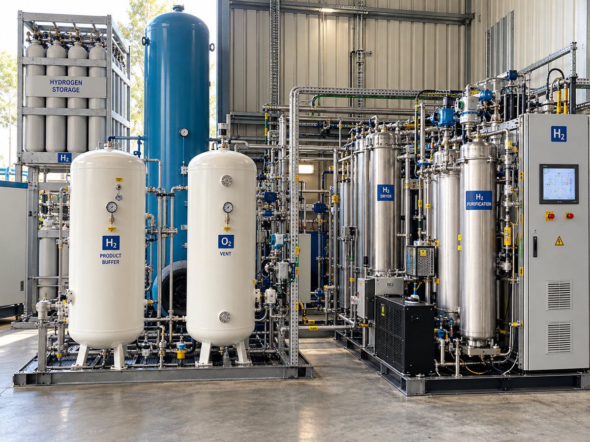Hydrogen production plant